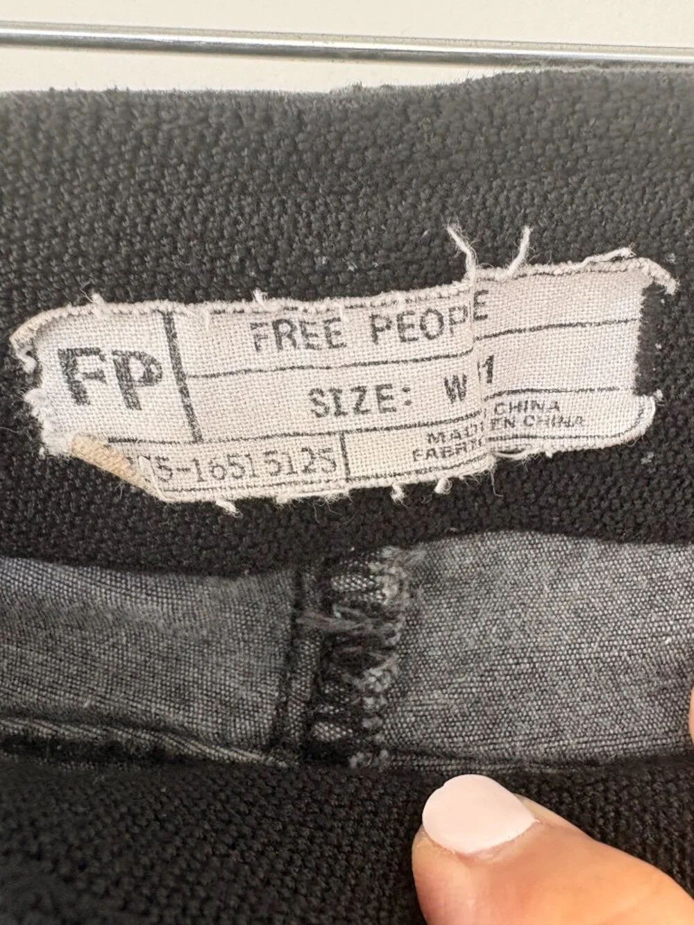 Free People We The Free Penny Pull-On Flare Jeans Washed Black Low Rise Size 31
